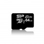 Silicon Power | Elite UHS-I | 64 GB | MicroSDXC | Flash memory class 10 | SD adapter - 2